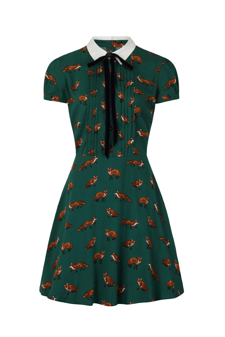 Vixey Foxy Dress in Green