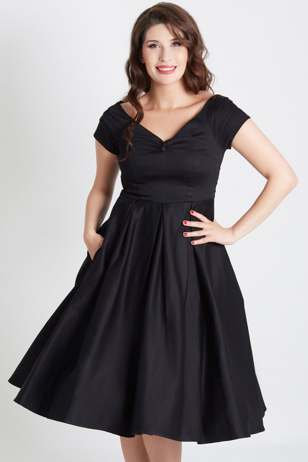 Miss Lily Dress in Black