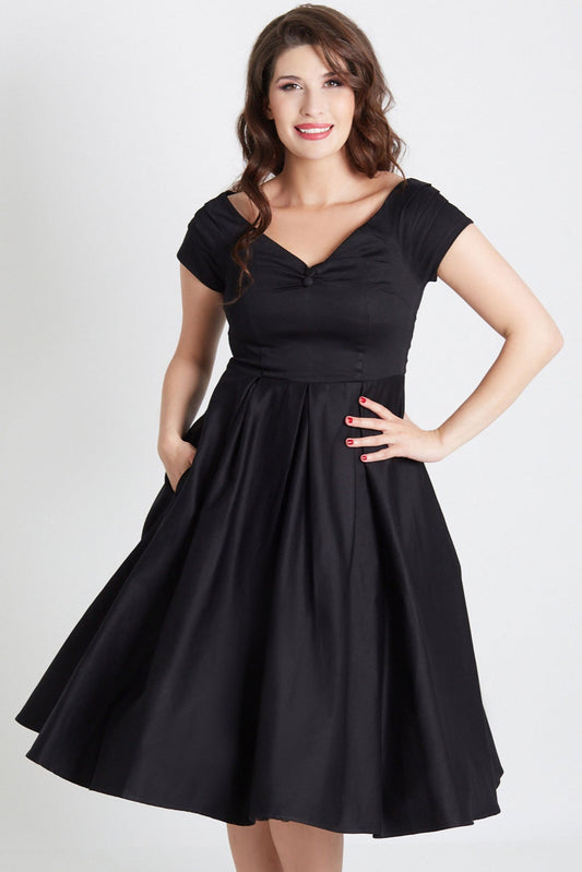 Miss Lily Dress in Black