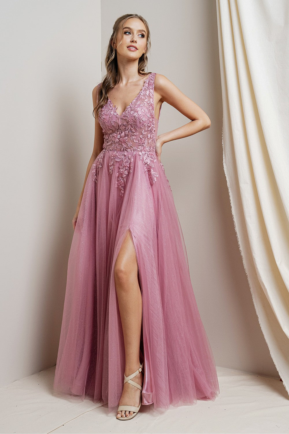 Donatella Dress in Rose