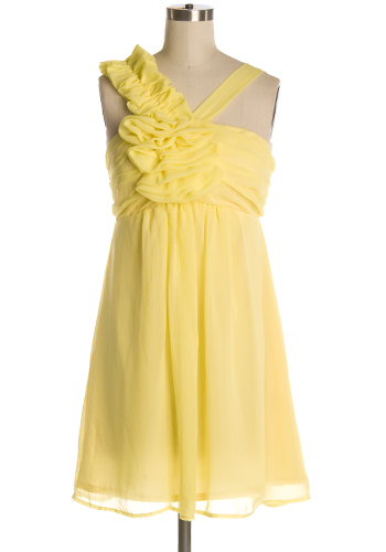 Beauty Aphrodite Dress in Yellow