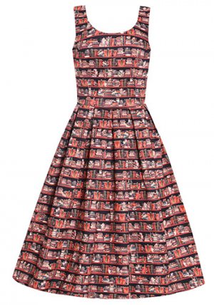 PRE-ORDER: Amanda Dress in Books