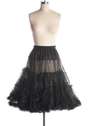 Volume Up Crinoline in Black