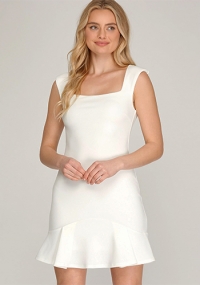 Feeling Cute Dress in White