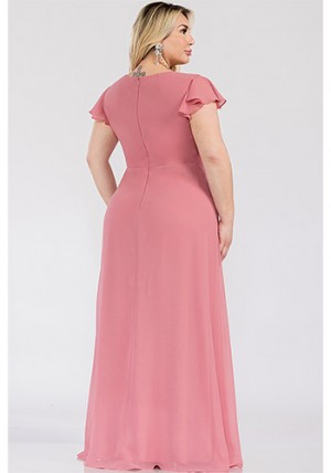 Harper Dress in Rose - PLUS