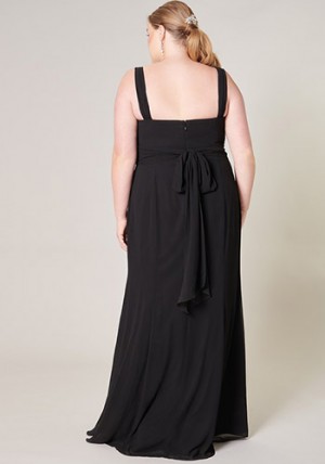 Dakota Maxi Dress in Black - PLUS
