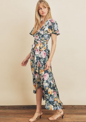 Ciao Bella Dress in Midnight Floral
