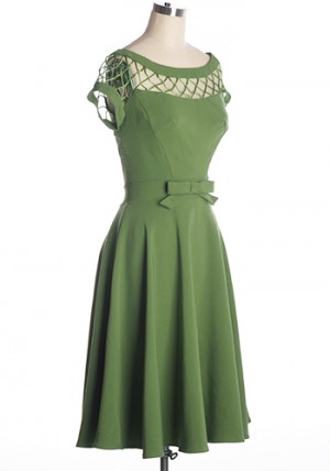 Alika Dress in Green