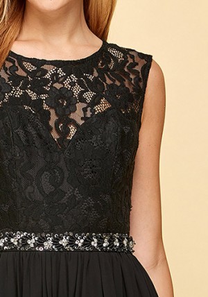 PRE-ORDER FEBRUARY: Black Swan Lace Dress