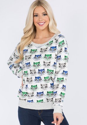Sweatshirt - Raccoons