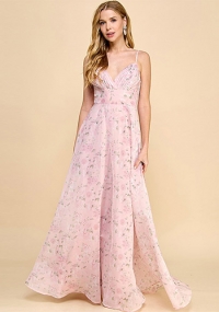 Isabelle Dress in Blush Floral