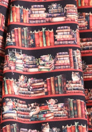 PRE-ORDER: Amanda Dress in Books