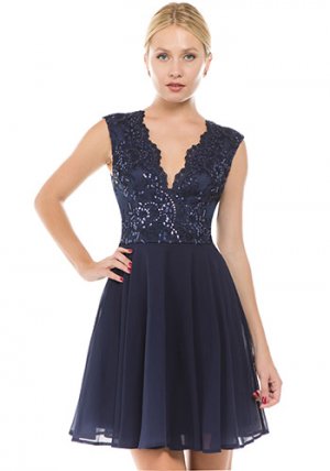Invitation Only Dress in Navy