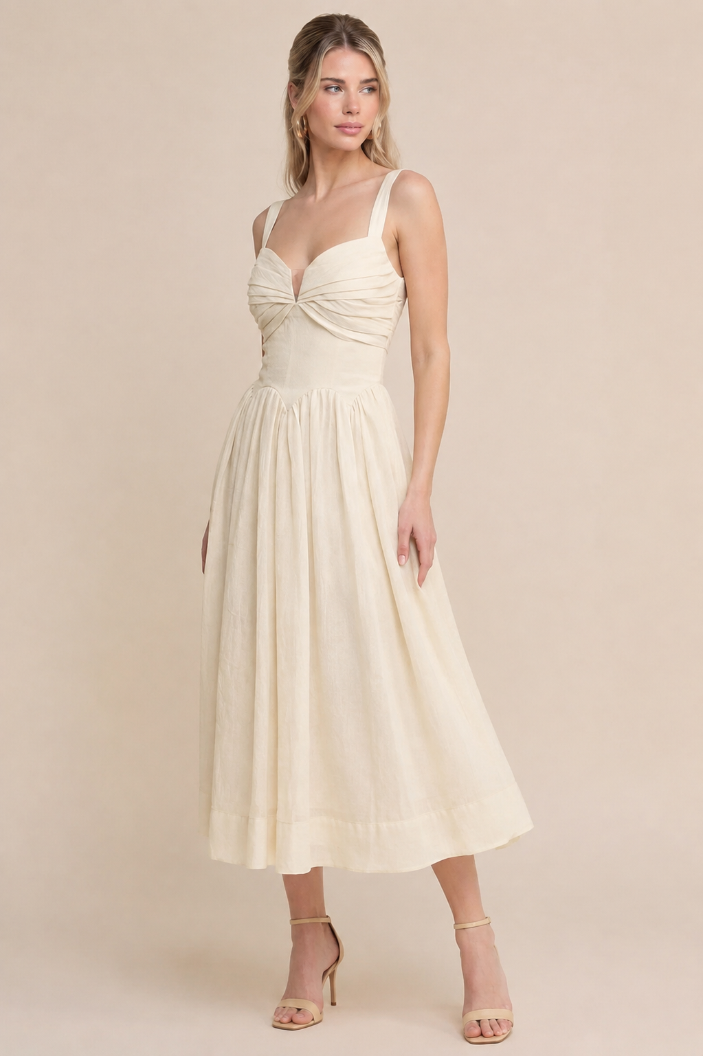 In-Store Only - Ella Dress Cream