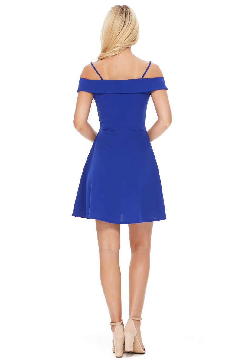Double Date Dress in Blue