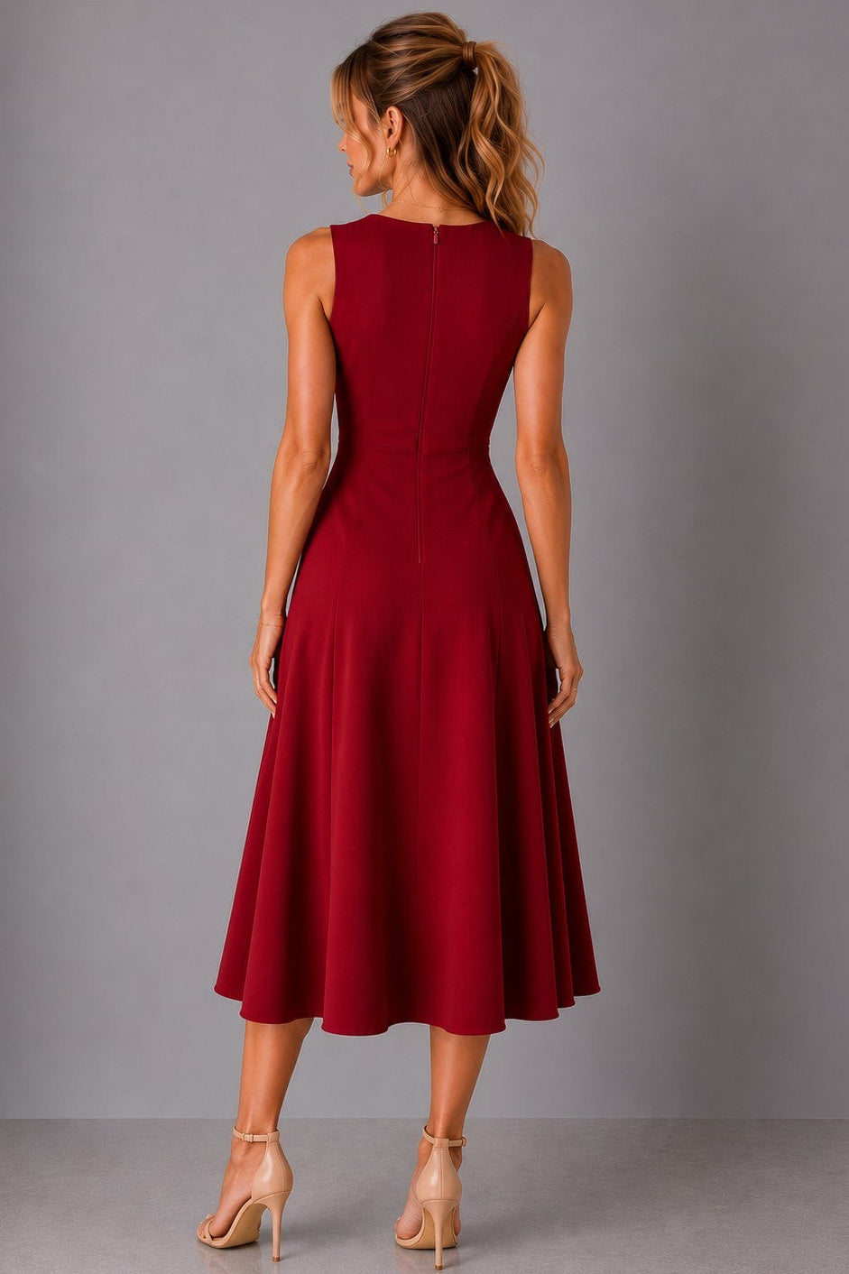 PRE-ORDER: Poise & Grace Dress Red