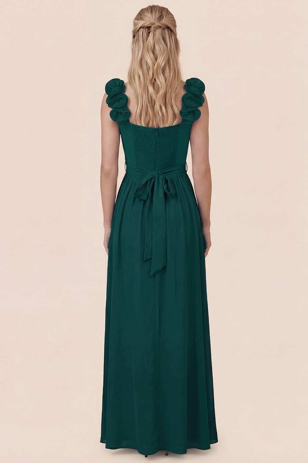 Gwen Dress in Forest Green