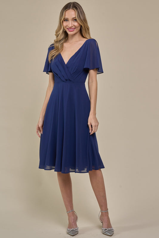 Macy Dress in Navy