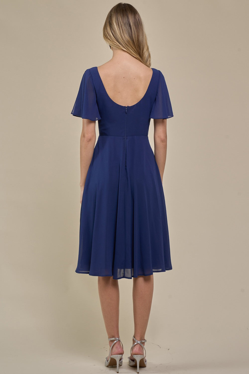 Macy Dress in Navy