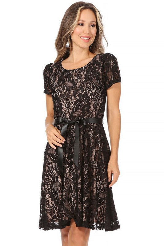 PRE-ORDER: Royal Visitor Dress in Black