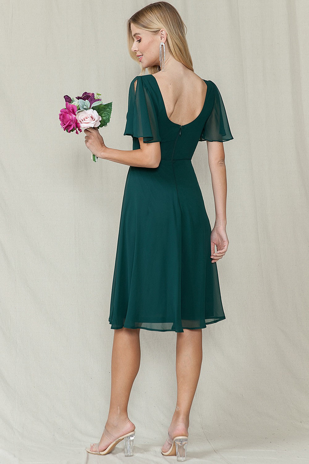 Macy Dress in Green