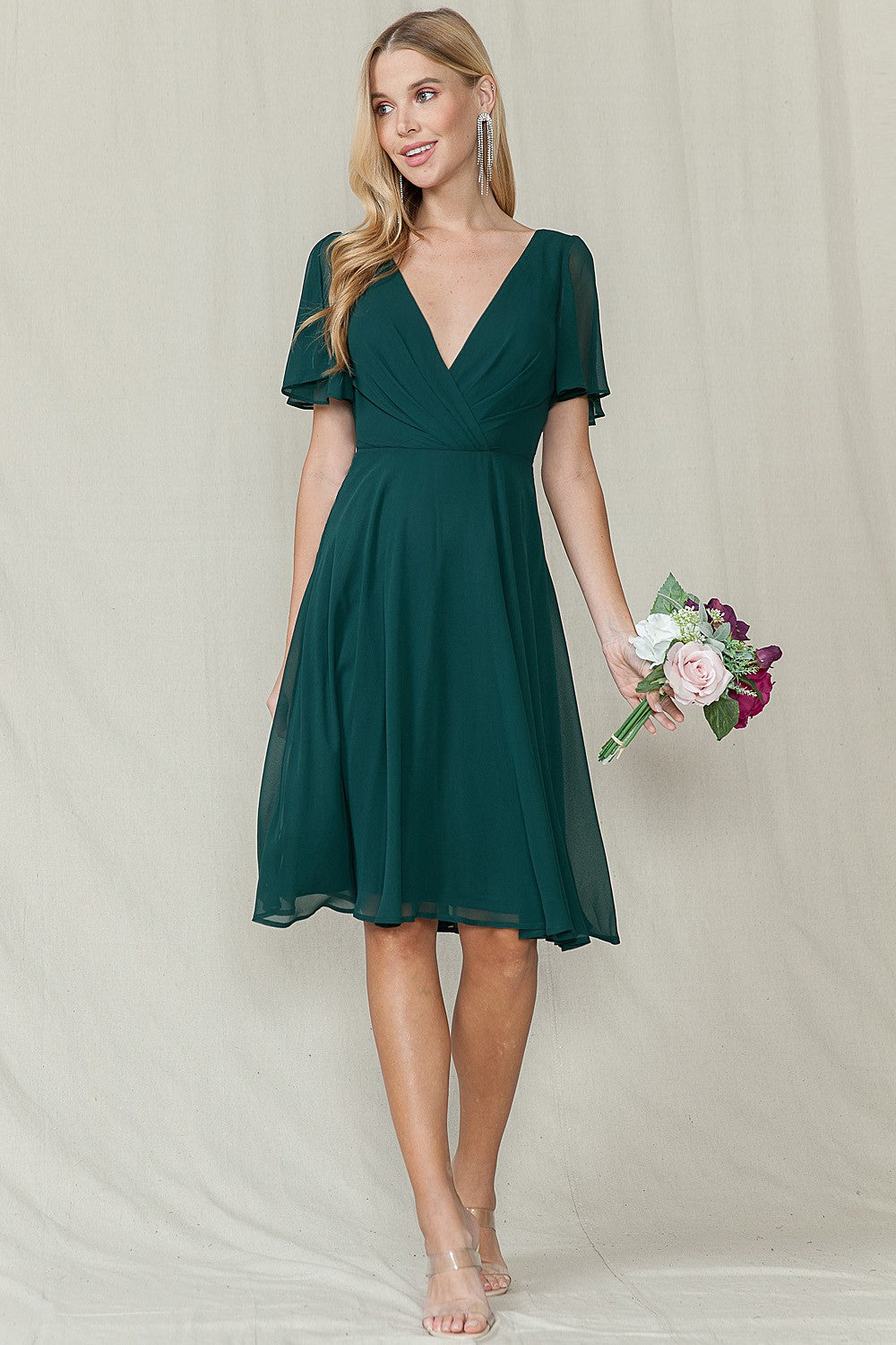 Macy Dress in Green