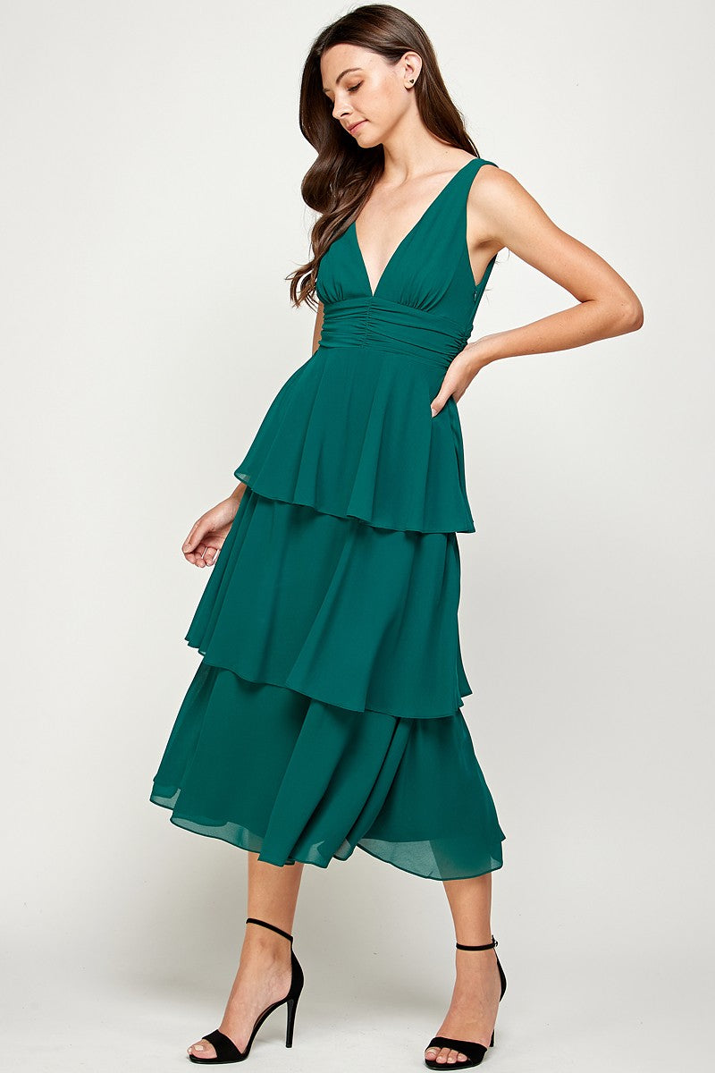 Strike a Pose Dress Green