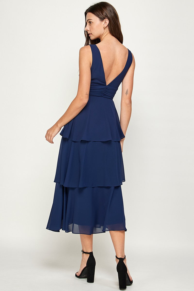 Strike a Pose Dress Navy
