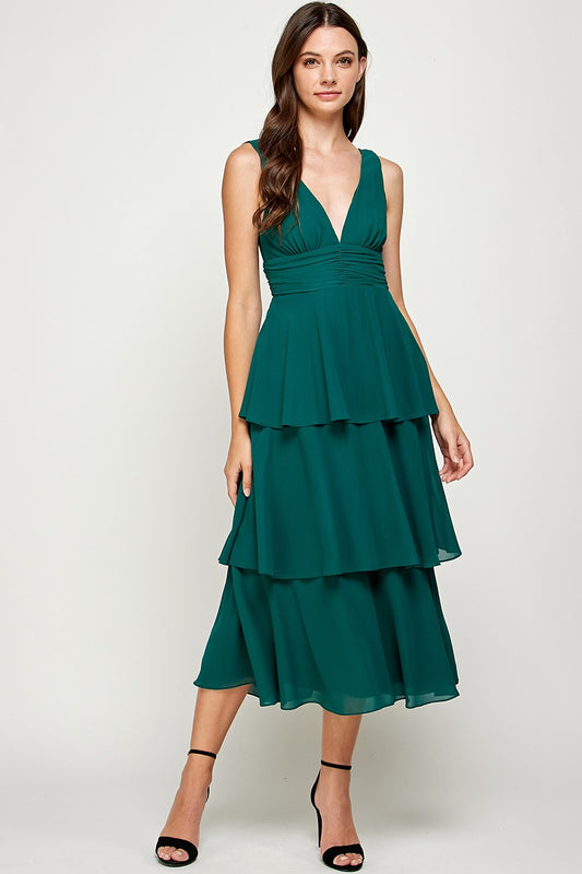Strike a Pose Dress Green