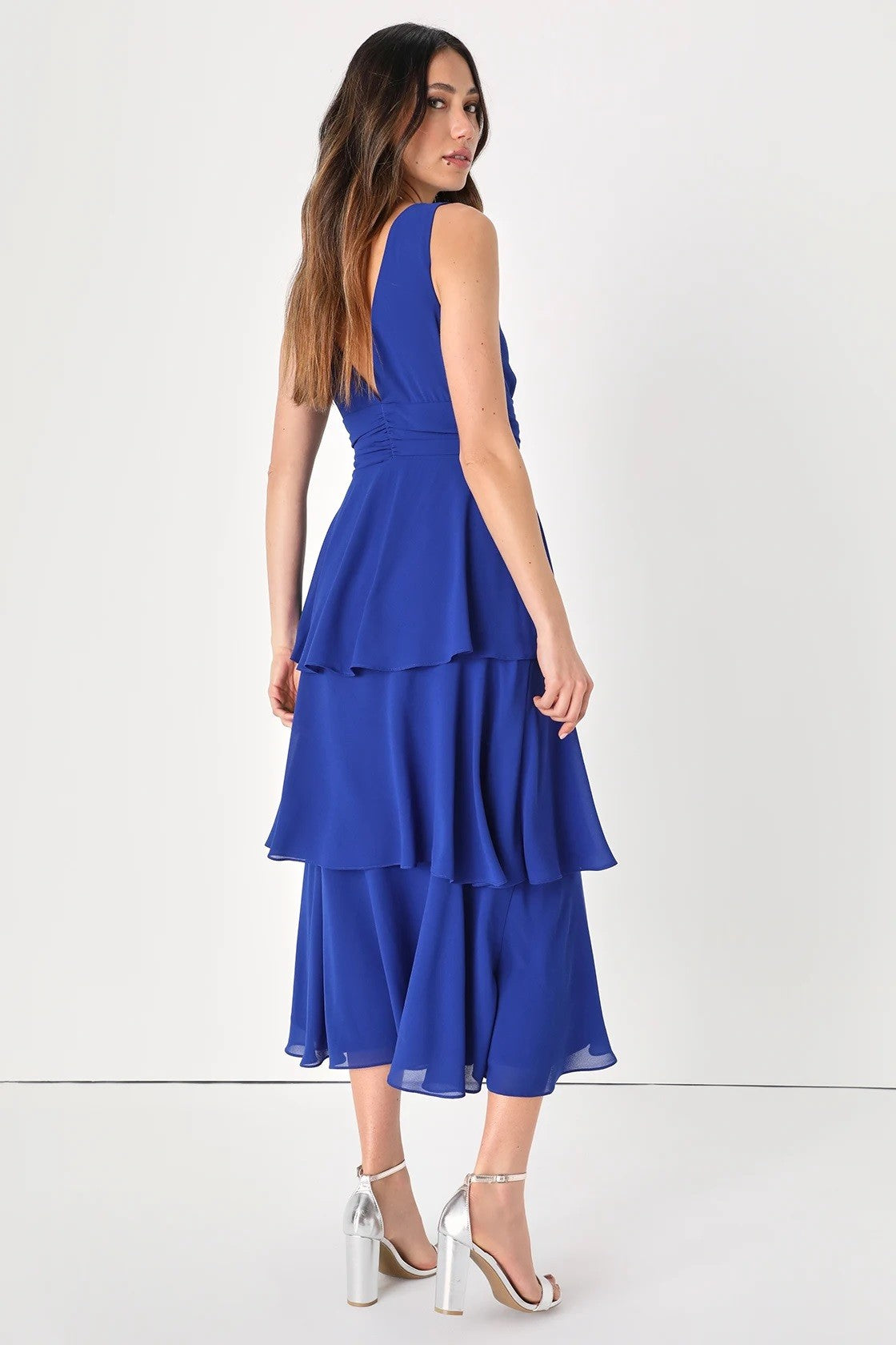 PRE-ORDER: Strike a Pose Dress Cobolt