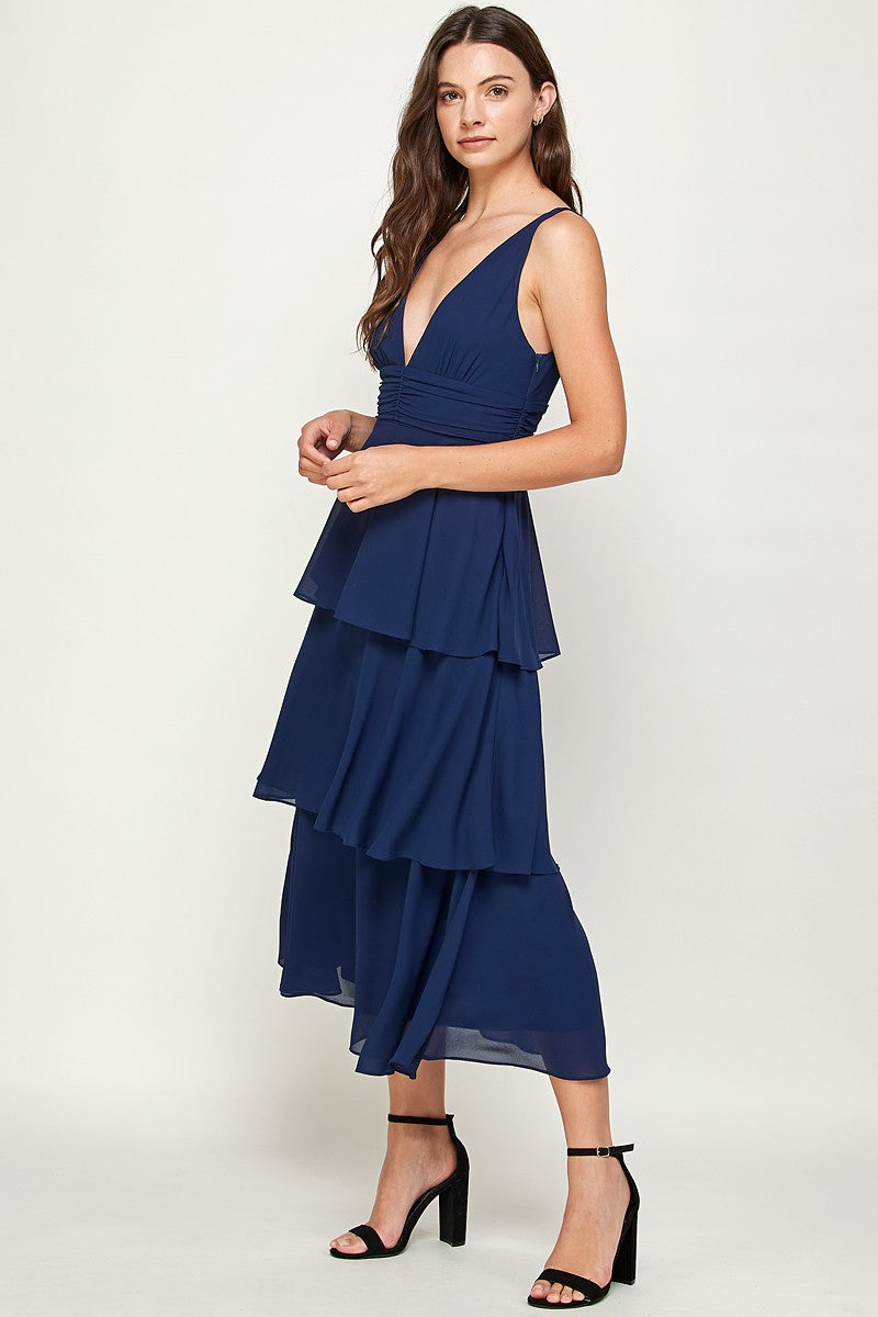 Strike a Pose Dress Navy