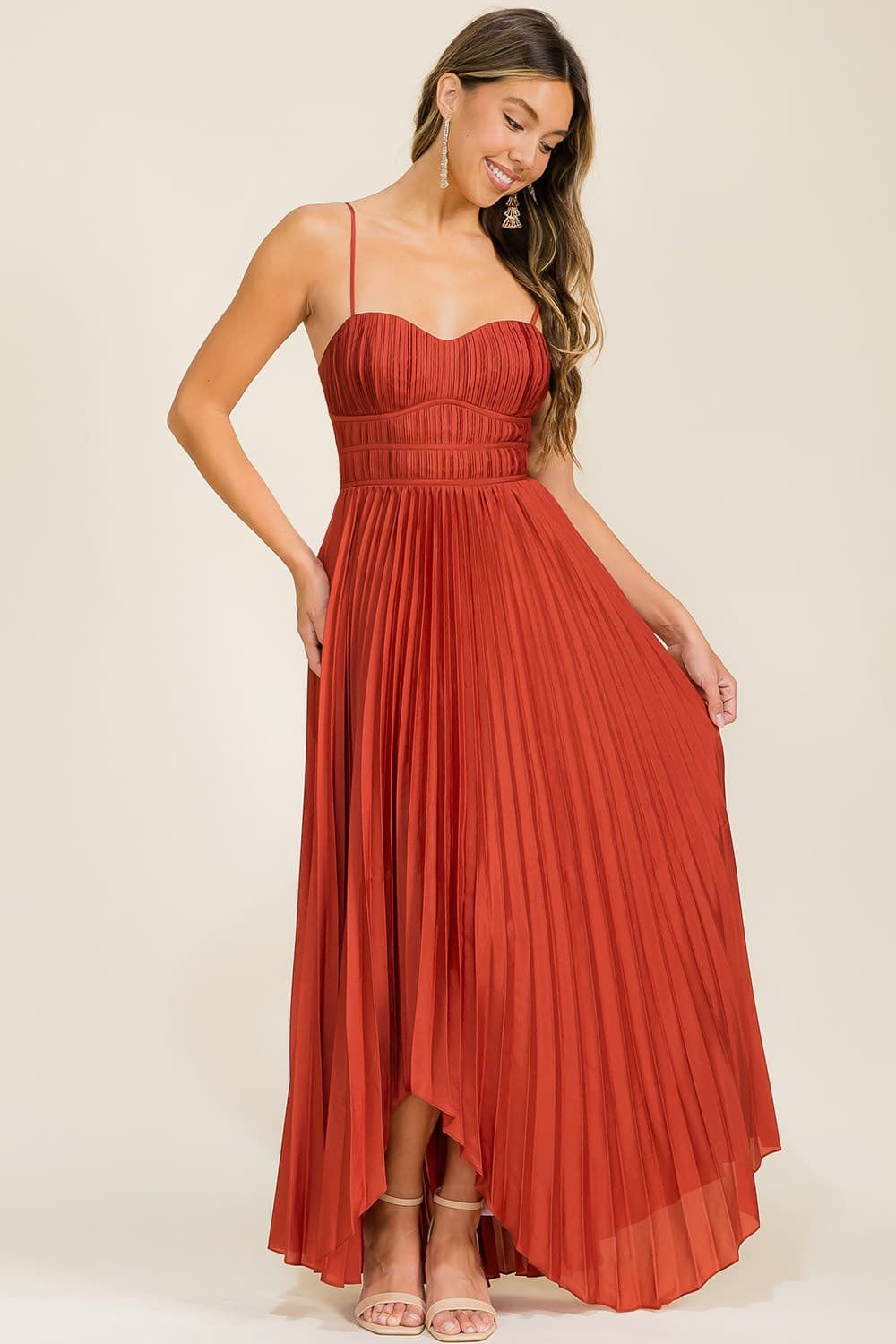 PRE-ORDER: Clara Dress in Rust