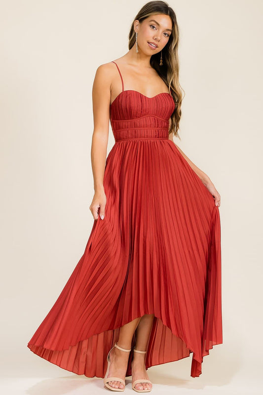 PRE-ORDER: Clara Dress in Rust