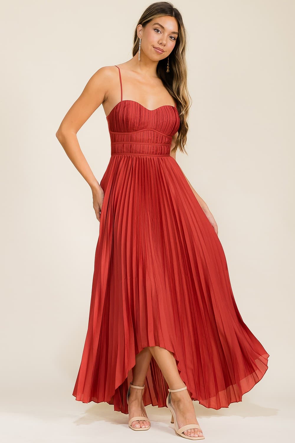 PRE-ORDER: Clara Dress in Rust