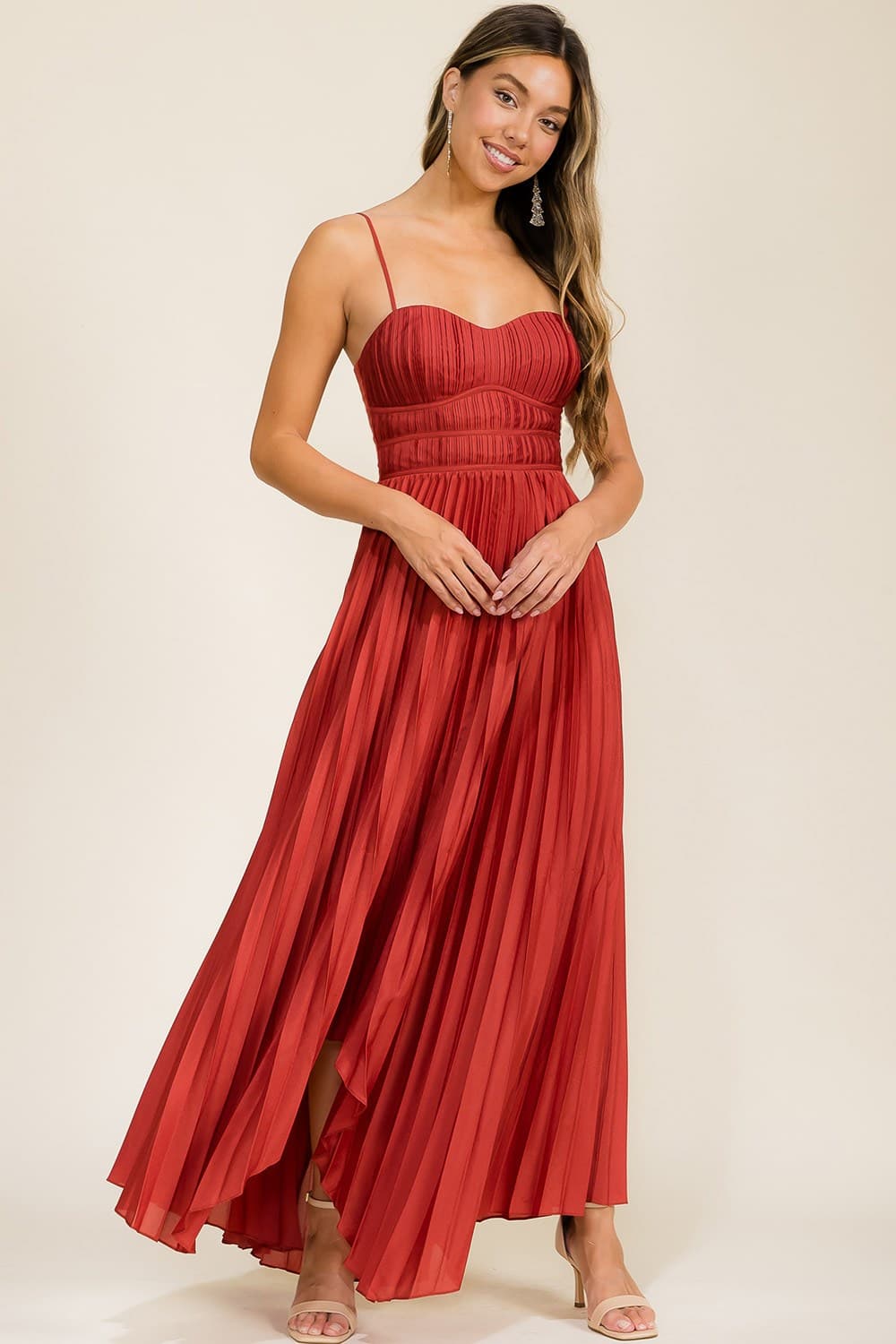 PRE-ORDER: Clara Dress in Rust