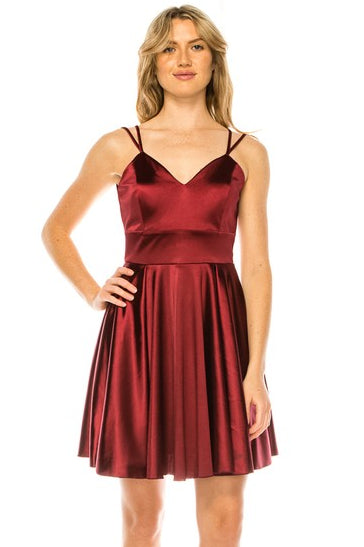 PRE-ORDER: Blaire Dress in Burgundy