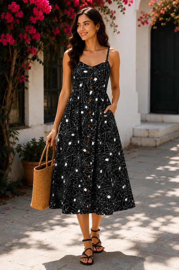 PRE-ORDER: Out Of Town Dress Spider