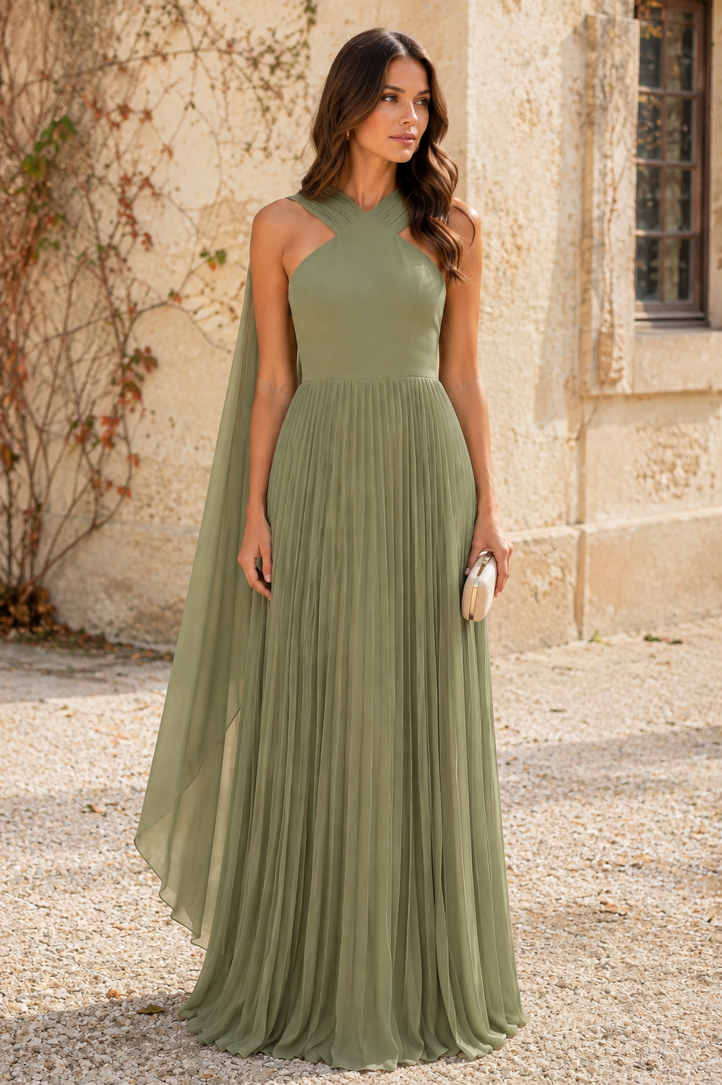 Renata Dress in Sage