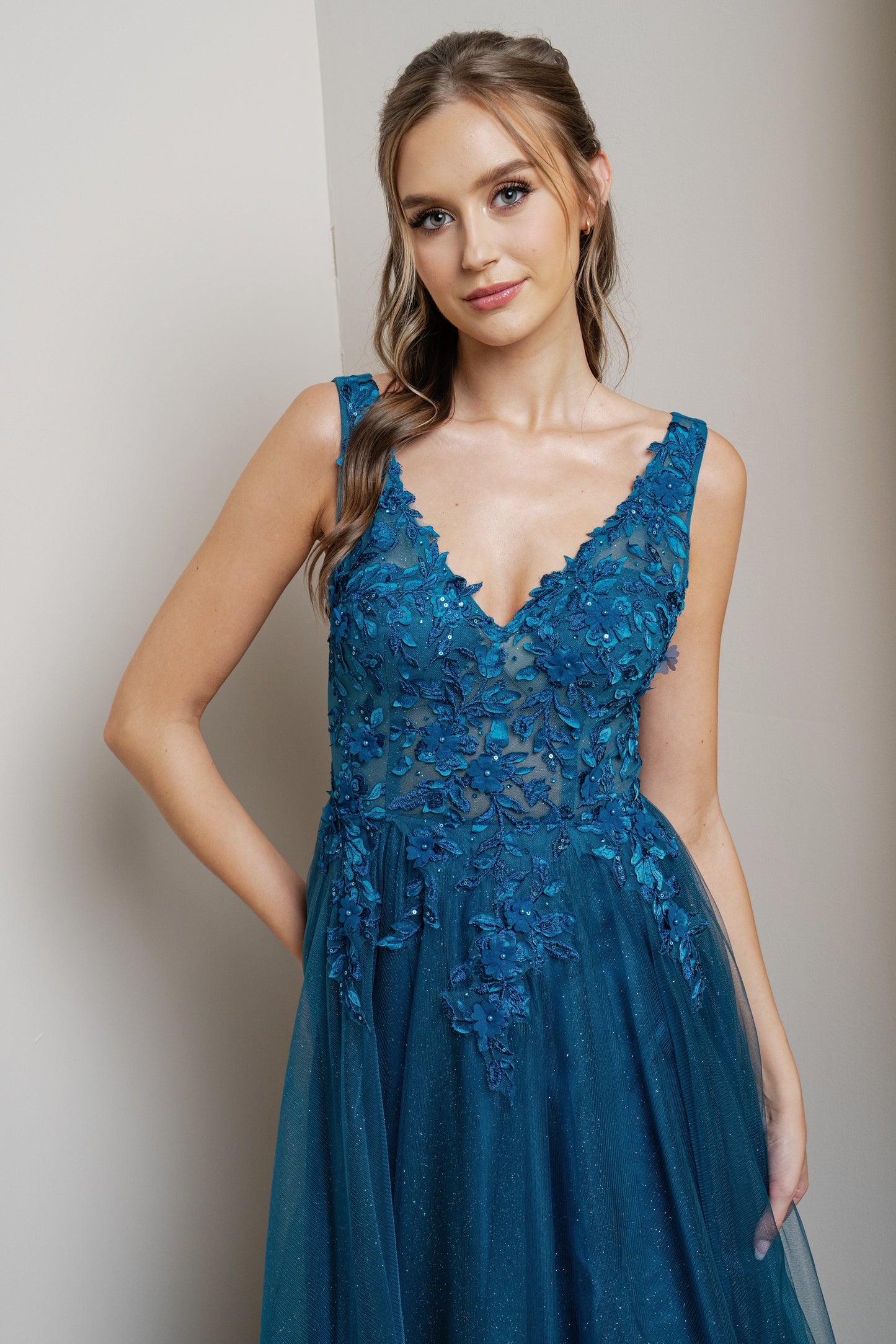 PRE-ORDER: Donatella Dress in Teal