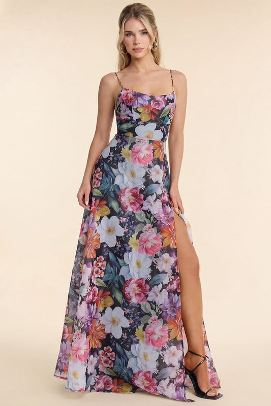 PRE-ORDER: Catalina Dress in Black Floral