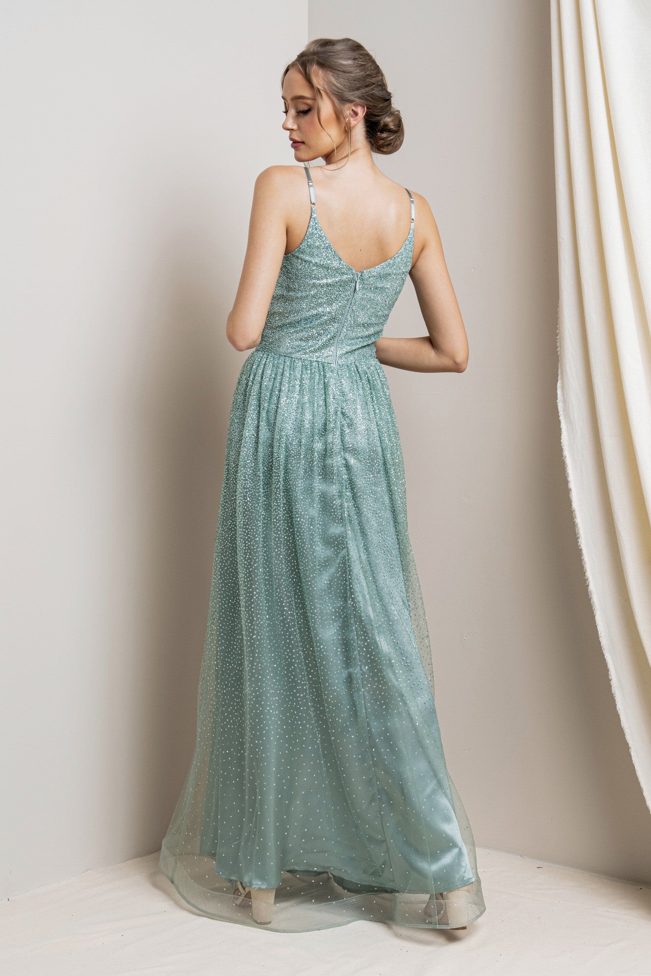 Angelique Dress in Glacier Blue