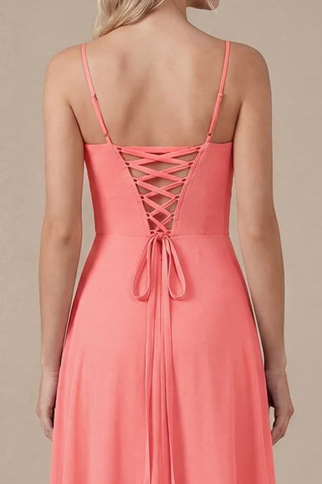 Lyndsay Dress in Coral