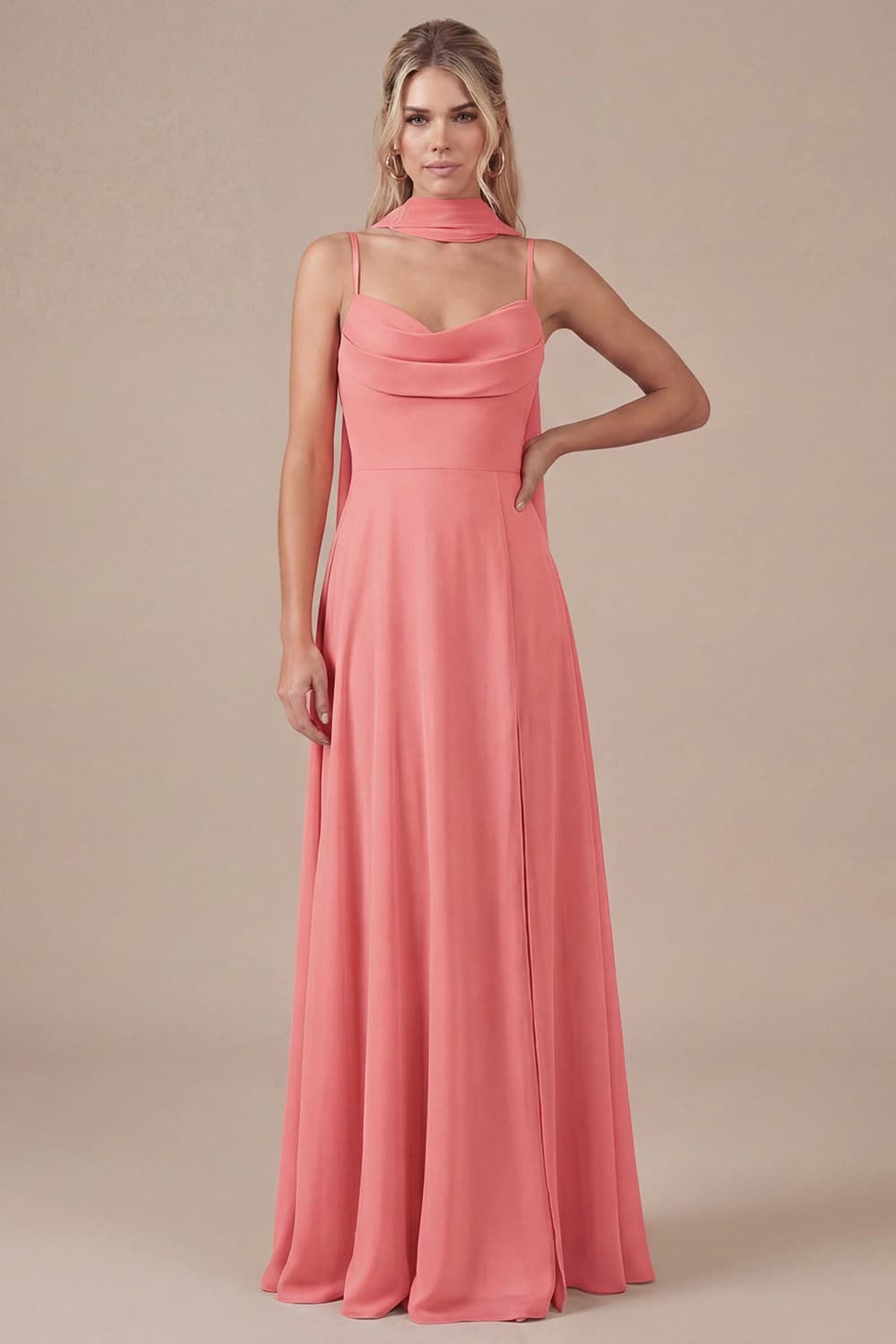 Lyndsay Dress in Coral