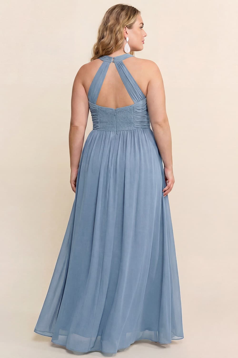 Verona Dress Blue - Plus