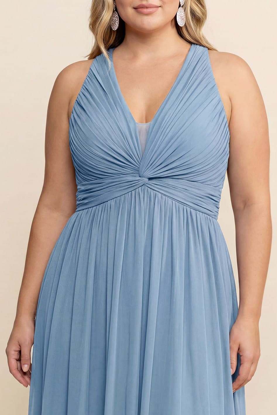 Verona Dress Blue - Plus