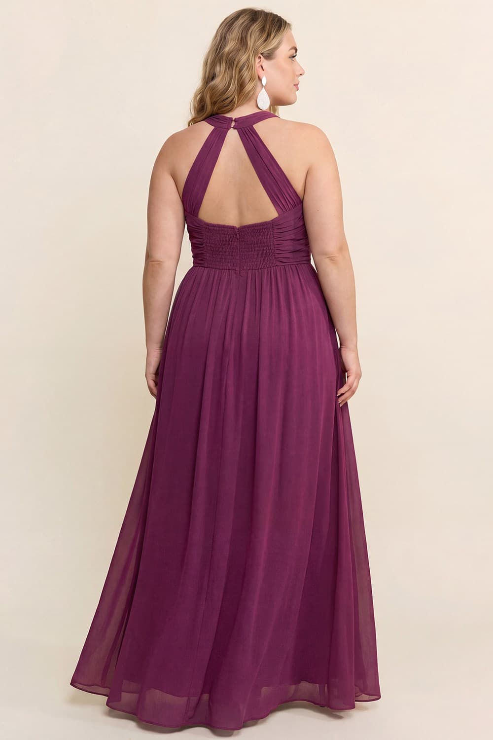 Verona Dress in Plum - Plus