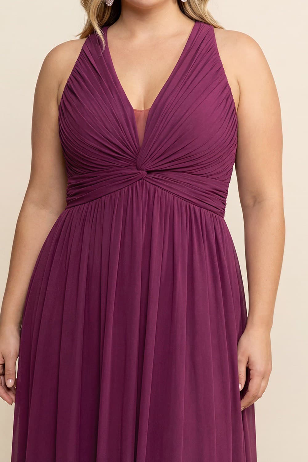 Verona Dress in Plum - Plus