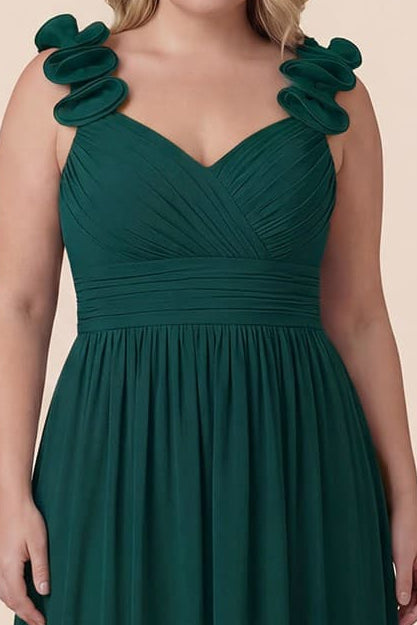 Gwen Dress in Forest Green - Plus