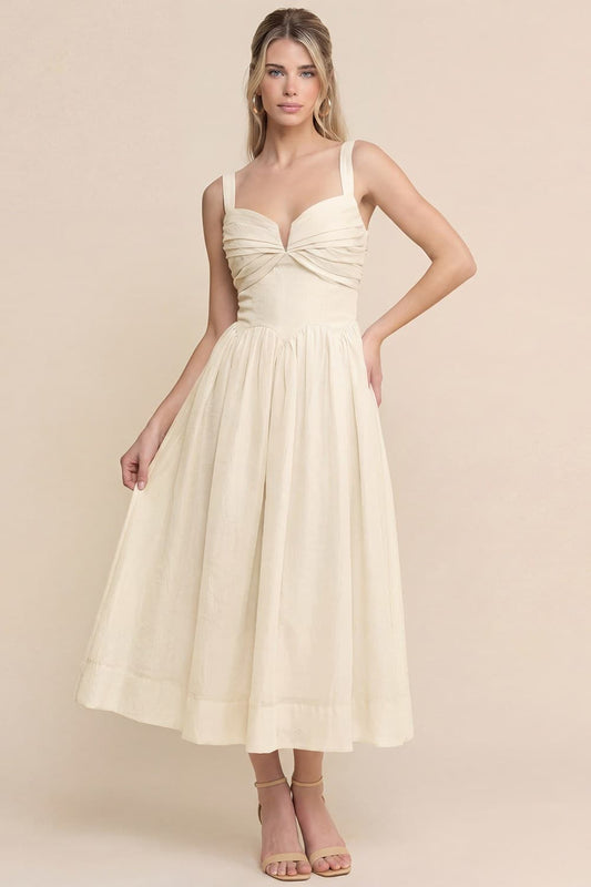 PRE-ORDER: Ella Dress Cream