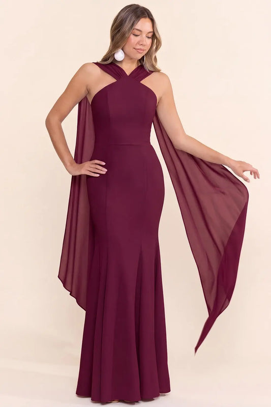 Reese Dress in Wine